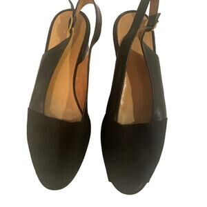 Magli Slingback Black Shoes Size 7